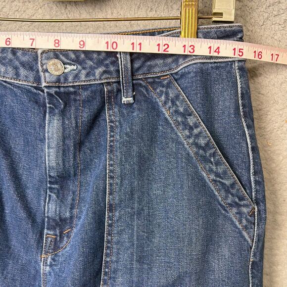 Mother Superior The Private Zip Pocket Ankle Jeans Mile High Wash SZ 29 Designer - Picture 5 of 12